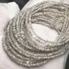 Meihan Wholesale Top Natural White Diamond Original Rocks Löst pärlor Gem Stenarmband 925 Silver Design Trending Products 240105