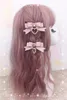 Handmade Sweet Cute Mine Love Pearl Pendant Hairclip A Pair of Hair Clips Hairwear Kawaii Side Clip Headdress 240106
