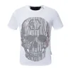 플린 베어 티셔츠 남성 디자이너 Tshirts Phillip Plein Skull Philipps Plein Man 티셔츠 클래식 고품질 힙합 필립 플레인 9993