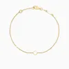 Designer Bracelet Mini Four Leaf Clover Jewelry For Women Lucky Flower Gold Chain Sier Rose Plated Shell Mother-Of-Pearl Jewelrys