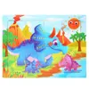 Brinquedos de inteligência 15*11cm 3d quebra-cabeça animais dos desenhos animados madeira crianças cognitivo jigsaw bebê brinquedos de madeira educativos para crianças 24327