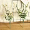 Fiori decorativi Eucalipto Soldi Foglia Imitazione Fiore Decorazione Casa Matrimonio Palmare Pianta Delphinium Artificiale MW206