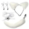 Kit de produtos adultos sedutores com alternativa Fox Headband Bell Collar Mamilo Grampos SM Bondage Sex Toys 240106