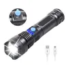 Flashlights Torches New Led Strong Light Usb Charging Fixed Focus Long Range Outdoor Flashlight Battery Display Home Drop Delivery Spo Dhazl