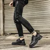 Men's Autumn Spring Brand Fashion Dress Casual Comfortable Retro Business Formal Leather Shoes for Men 2024 240106