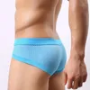 Underpants Men'S Underwear Modal Mesh Breathable Briefs Low Waisted Sexy And Comfortable Large Shorts With