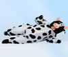 Costume da mucca gonfiabile per donne adulte Uomini Kid Boy Girl Halloween Party Carnevale Cosplay Dress Blow Up Suit Animal Mascot Outfit Q4621910
