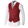 Ternos masculinos 5 cores disponíveis colete branco vestido masculino plus size moda terno de casamento colete