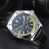 Orologio da uomo di alta qualità BREITLINX GMTX in edizione limitata, cinturino in acciaio inossidabile di lusso, cronografo, doppio fuso orario, movimento di design, orologio al quarzo per uomo