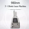 Machine médicale de retrait de veine d'araignée/machine médicale du laser 980 nm de retrait vasculaire 980nm