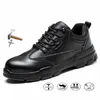 Ботинки, рабочая обувь для мужчин, неразрушимые безопасные водонепроницаемые дышащие кроссовки со стальным носком, нескользящая конструкция