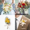 Decorative Flowers Dried Craspedia Billy Balls Natural Bouquet For Boho Floral Arrangements Wedding Table Centerpieces Decor