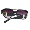 Lunettes de soleil lunettes de soleil polarisées pour hommes lunettes de tête de serpent rondes lunettes de protection de photographie de rue en plein air à la mode lunettes de soleil de luxe avec nuances de boîtier