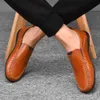 2023 بيع ساخن رخيصة loafer reptable flat للرجال غير الرسمي من الجلد حجم كبير 46 47 حذاء القيادة الرجال mocassin hommes