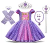 Enfant en bas âge bébé filles Raiponce Sofia princesse Costume Halloween Cosplay vêtements enfant en bas âge fête Roleplay enfants robes fantaisie pour fille L6811383