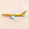 16cm Alaşım Metal Air DHL B757 Havayolları Uçak Modeli Boeing 757 Airways Uçak Stand Diecast Uçak Çocuk Hediyeleri y200104224a