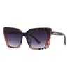 58% Vendita all'ingrosso di occhiali da sole Scottish Print Cat Eye Street Photo INS Occhiali da sole 2814