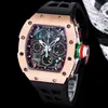 5A RichardMile Watch RM65-01 Split-seconds Chronograph Automatic Winding Movement Discount Designer Wristwatch For Men Women's Watches Fendave