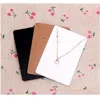 6x9Cm 100Pcs Lot Jewelry Display Card Tag Kraft Paper Earring Holder Necklace Cards Can Custom Logo Fqzx75263326