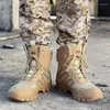 Boots Man Army Military for Men Outdoor Desert Tactical Combat Boot Handing Work Safety Shoes Platform Bot Botines Werkschoenen