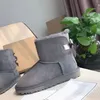 Дизайнерские пушистые снежные сапоги Uggg UG Mini Women Winter Uglies Australia Tasman Platform Ug Boog Fur