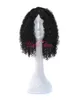 Hüpfende Locken, bequeme Micro-Zopf-Perücke, geflochtene Afroamerikaner-Perücken, KINKY CURLY STYLE, OMBRE-GRAU-FARBE, 18-Zoll-Synthetik-Perücken, fo2901782