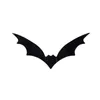 Party Decoration Halloween PVC Bat Stickers Waterproof Black Spooky Bats For Supplies