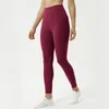 AL Yoga Sweatpants 7/8 Wysokie PAIST AIRB Leggingi High-Rise Hip-Lift Elastyczne ciasne T-Line Nude Spods Pants Women Fiess Oddychany trening MUSE PILATIR