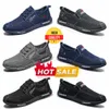 Chaussures de créateurs Chaussures de course Femme Hommes Sneaker Noir Bleu Gris Matière Vintage Extérieur Sport Baskets Chaussure Casual Confort Doux Anti Slip