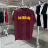 Xinxinbuy 2024 Men DesignerTeeTシャツを破壊した群れ文字女性ブラックグレーイエローブルーM-2xl