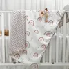 Swaddling nascido térmico macio velo cobertor inverno dos desenhos animados conjunto de cama unisex infantil swaddle envoltório 240106