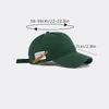 Casquettes de baseball Casquette de baseball rétro pour femmes hommes Hip Hop lettre étiquette en cuir chapeau de relance été couleur unie coton décontracté couple chapeaux à pointe