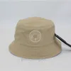 Stone Bucket Washed Cotton Fabric Breathable Folding Fashionable Embidery Versatile Sun Fisherman Hat Mens and Womens Letter225562