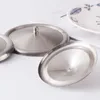 Bicchieri da vino Cappello a cilindro Coperchio per tazza in acciaio inossidabile giapponese Tappo per tazza in metallo per bevande Coperture riutilizzabili