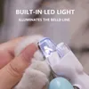 Professionelle Haustier-Nagelknipser mit LED-Licht, Haustier-Klauenpflegeschere für Hunde, Katzen, Kleintiere, Pfoten-Nagelschneider, Heimtierbedarf