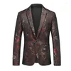 Męskie garnitury 2024 Casual Suit Spring and Autumn Fashion Koreańska wersja Single Western Coat Trend