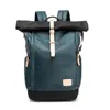 Backpack Roll Top Backpacks For Men Women 15.6 Inch Laptop Business Casual Sport Waterproof Travel Bag Teenager