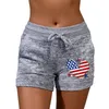 Shorts pour femmes Femmes Independence Print Séchage rapide Casual Mini Sports Pantalons courts Mujer Printemps Été Lâche Comfy Yoga Cortos