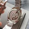 Kadınlar İzle 34mm ESIGNER İZLEMELERİ Yüksek kaliteli mekanik otomatik lüks saat Datejust Cerachrom Chromalight 904L Çelik 2813 Hareket U1 AAA