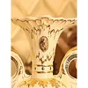 Wazony Kreatywny projekt w stylu europejskim ceramiczny układ kwiatowy wazon luksusowy retro telewizja szafka do domu ozdoby dekoracji podłogi