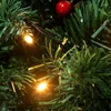 Decoratieve bloemen Kerstslinger Decoratie met verlichting LED Pine Batterij-aangedreven Verlicht voor raammantel