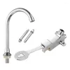 Bathroom Sink Faucets C7AD Basin Faucet Control By Floor Foot Pedal Valves Single Cold Tap El Water