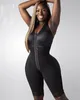 Kadın şekillendiricileri göğüslü kolsuz bodysuit düğme shapewear