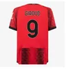 23 24 Koche Pulisic Rafa Leao Soccer Jerseys AC 2023 2024 Milans Reijnders Loftus-Cheek Maignan Giroud футбольные рубашки Theo 16-xxl