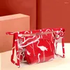 Kosmetiska väskor 2024 Animal Print Luxury Makeup Storage Organizer Zipper Bag Transparent 3st Set of Cosmetics Make Up Travel for Women