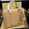 GC Laptop bag designer bag luxury briefcase letter design handbag leather briefcase large capacity fashion business model is laptop bag very nice