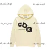 Designer Cdgs Classic Hoodie Fashion Play Little Red Peach Heart Printed Mens and Womens Hooded Sweater Coat Cdg Hat Essentialsweatshirts 797