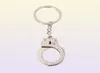 Simulering Handcuffs Metal Keychain Car Key Bottle Opener Män och kvinnor Keychain7106386