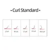 0.07-0.25 Curl 4 Vaka J B C D Curl Bireysel Mink Kirpik Uzatma, Yapay Sahte sahte kirpikler Natural522