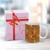 Mugs Retro Hawaiian-Vintage Hawaiian-Orange White Mug Coffee 330ml Ceramic Home Milk Tea Cups And Travel Gift For Friends Su